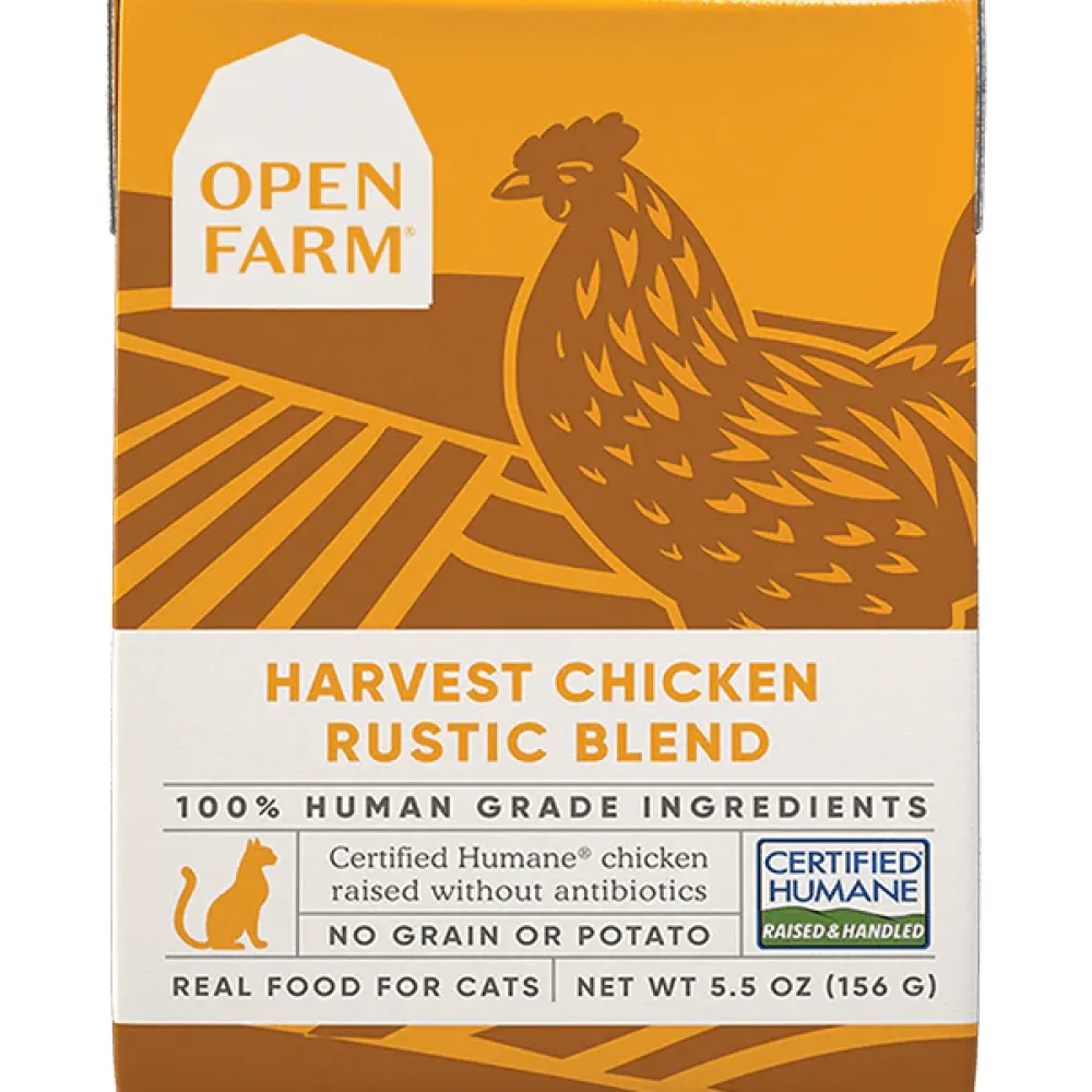 Hot Wet Cat Food Harvest Chicken Rustic Blend Wet Food Cans, Pouches, Tetra Paks, Etc. | Dry Food Dry Cat Food