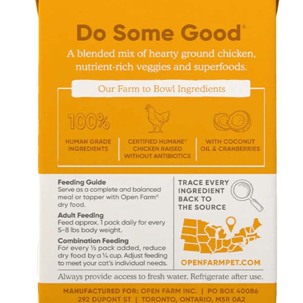 Hot Wet Cat Food Harvest Chicken Rustic Blend Wet Food Cans, Pouches, Tetra Paks, Etc. | Dry Food Dry Cat Food