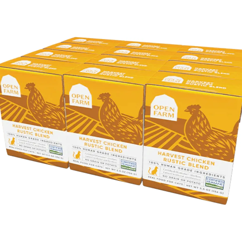 Hot Wet Cat Food Harvest Chicken Rustic Blend Wet Food Cans, Pouches, Tetra Paks, Etc. | Dry Food Dry Cat Food