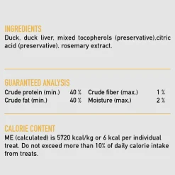 Fashion Freeze-Dried Dog Treats Free-Run Duck Formula Treats Treats & Chews