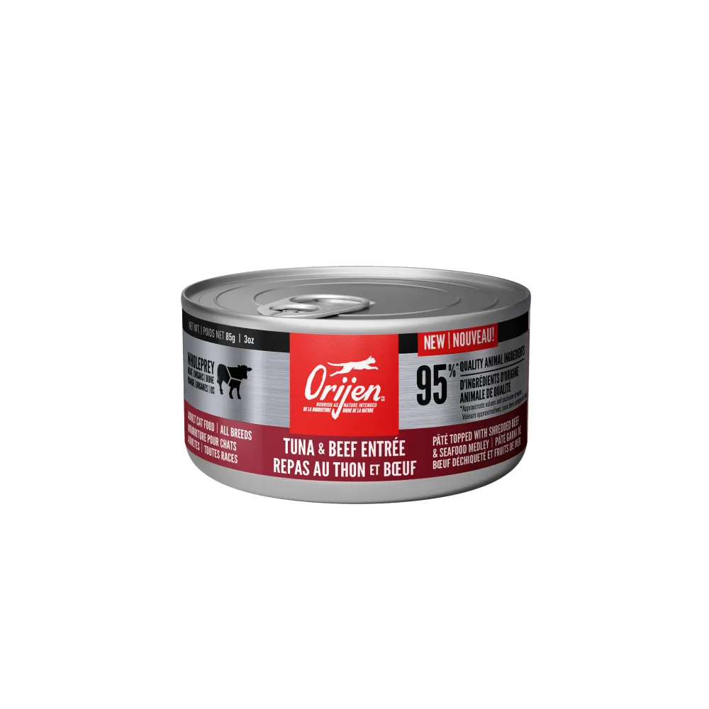Online Tuna + Beef Entrée Wet Cat Food Recipe Wet Food Cans, Pouches, Tetra Paks, Etc.