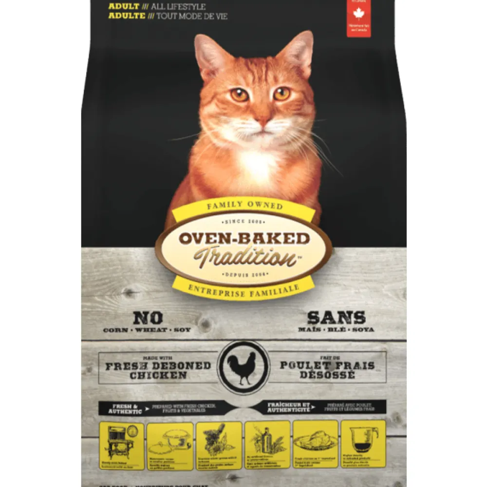 New Oven-Baked Tradition Adult Chicken Cat Food Dry Food Dry Cat Food