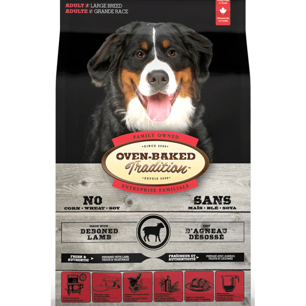 New Oven-Baked Tradition Large Breed Adult Lamb Dog Food Food Dry, Wet, Freeze Dried, Etc.