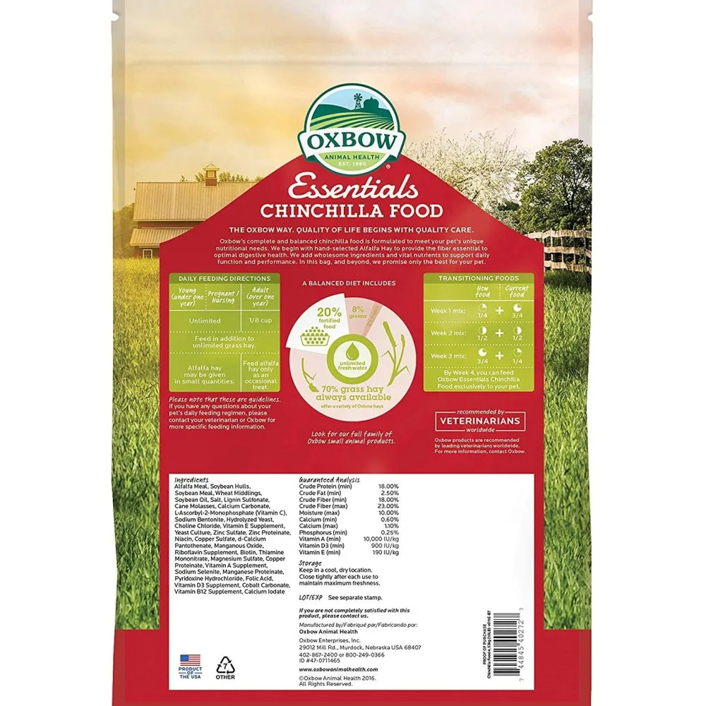 Hot All Natural Essentials Chinchilla Food Shop Small Animal Find All Of The Essentials