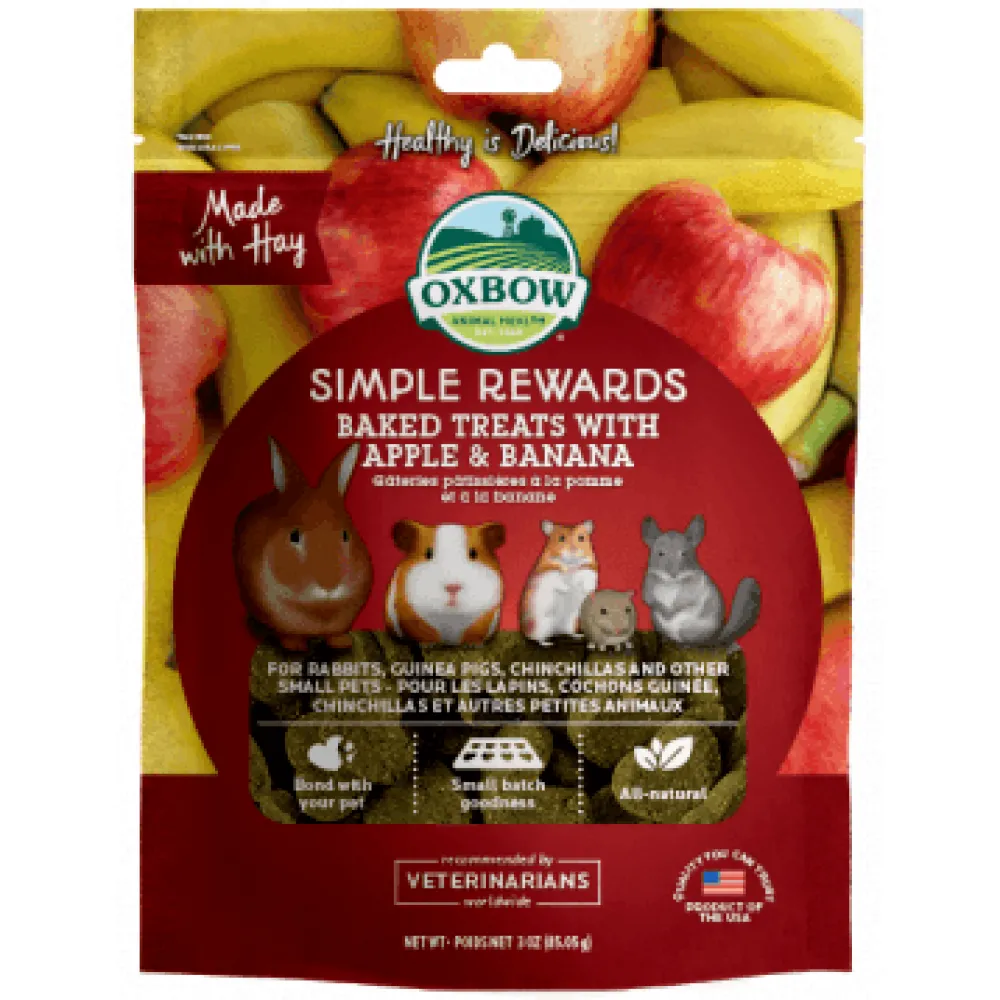 Online Simple Rewards Treats With Apple & Banana Shop Small Animal Find All Of The Essentials