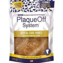 Sale Plaque Off System Dental Chicken & Pumpkin Bones Treats Treats & Chews
