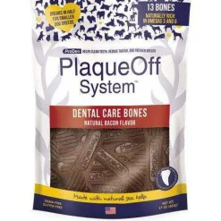 Hot Plaque Off System Dental Bacon Bones Treats Treats & Chews