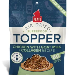Hot Dog Food Topper Chicken with Goat Milk & Collagen Food Dry, Wet, Freeze Dried, Etc.
