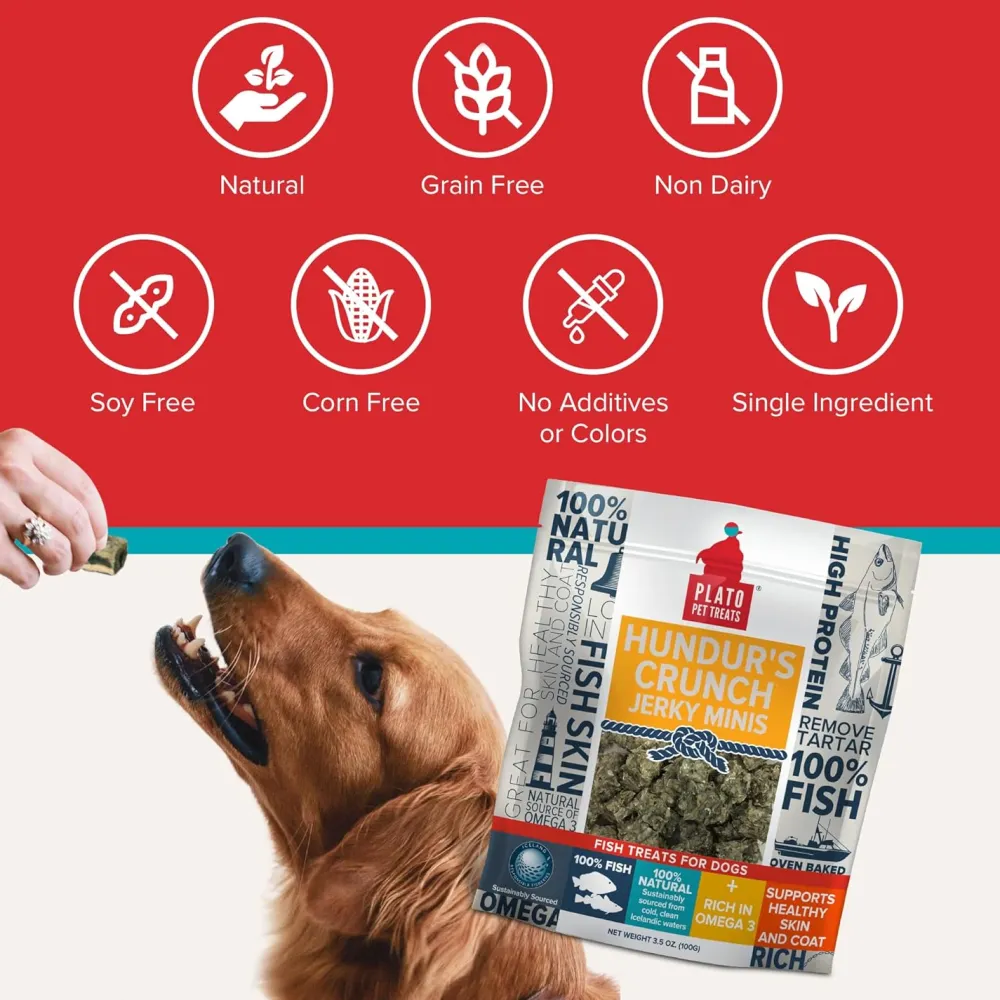 Hot Pet Hundur'S Crunch Jerky Minis Fish Skin Treats Treats & Chews