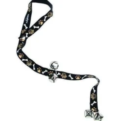 Clearance Potty Training Bells Black With Bones Supplies Leashes, Collars, Beds, Flea & Tick, Etc.