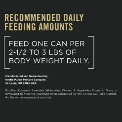 Outlet Adult White Meat Chicken & Vegetable Entree in Gravy Canned Cat Food Wet Food Cans, Pouches, Tetra Paks, Etc.