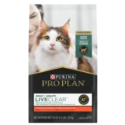 New Allergen Reducing High Protein Cat Food LIVECLEAR Salmon and Rice Formula Dry Food Dry Cat Food