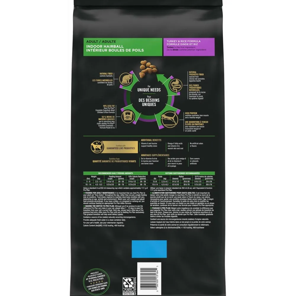 Hot Cat Food Adult Indoor Hairball Turkey Dry Food Dry Cat Food