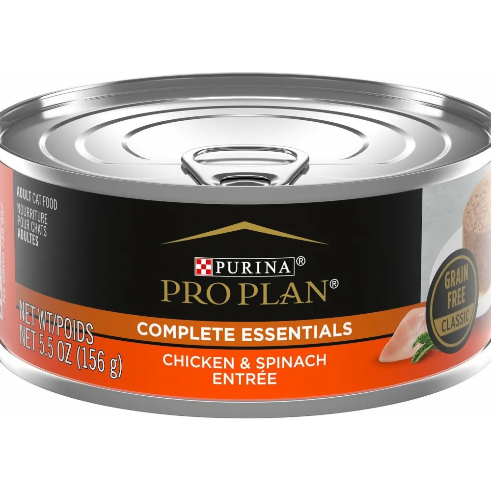 Hot Grain Free Chicken & Spinach Entrée Classic Wet Cat Food Wet Food Cans, Pouches, Tetra Paks, Etc.