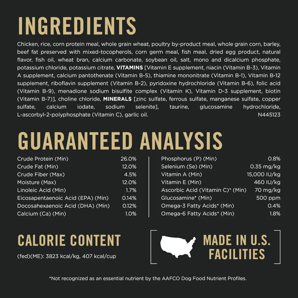 Outlet Joint Health Large Breed Dog Food Chicken & Rice Formula Food Dry, Wet, Freeze Dried, Etc.