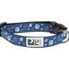 New RC Adjustable Dog Clip Collar Fresh Tracks Blue Supplies Leashes, Collars, Beds, Flea & Tick, Etc.