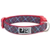 Hot RC Adjustable Dog Collar Navy Tartan Supplies Leashes, Collars, Beds, Flea & Tick, Etc.