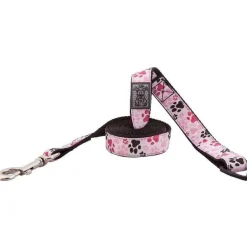 Outlet RC Dog Leash Pattern Pink Paws Supplies Leashes, Collars, Beds, Flea & Tick, Etc.
