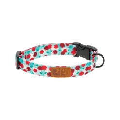 Fashion RC Eco Clip Dog Collar Cherry Picnic Supplies Leashes, Collars, Beds, Flea & Tick, Etc.