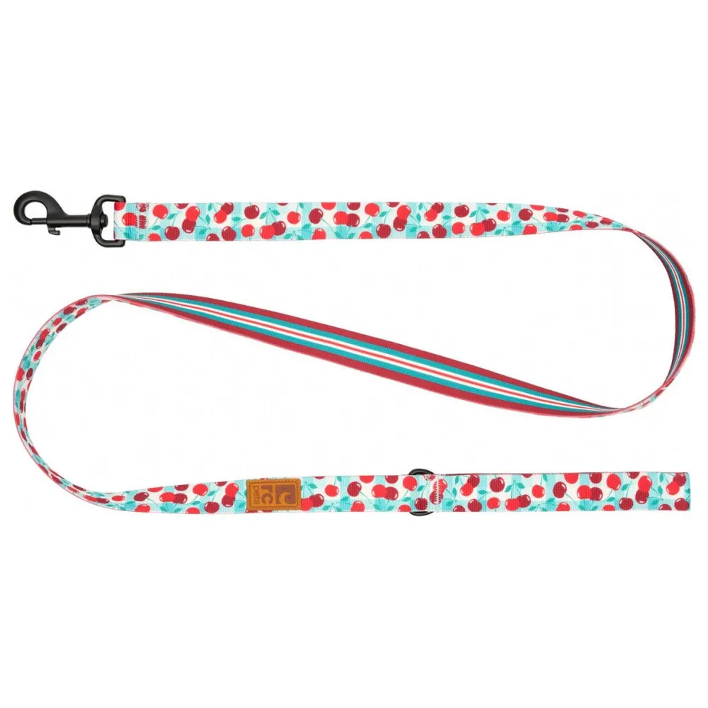 Sale RC Eco Dog Leash Cherry Picnic & Orchard Stripe Supplies Leashes, Collars, Beds, Flea & Tick, Etc.
