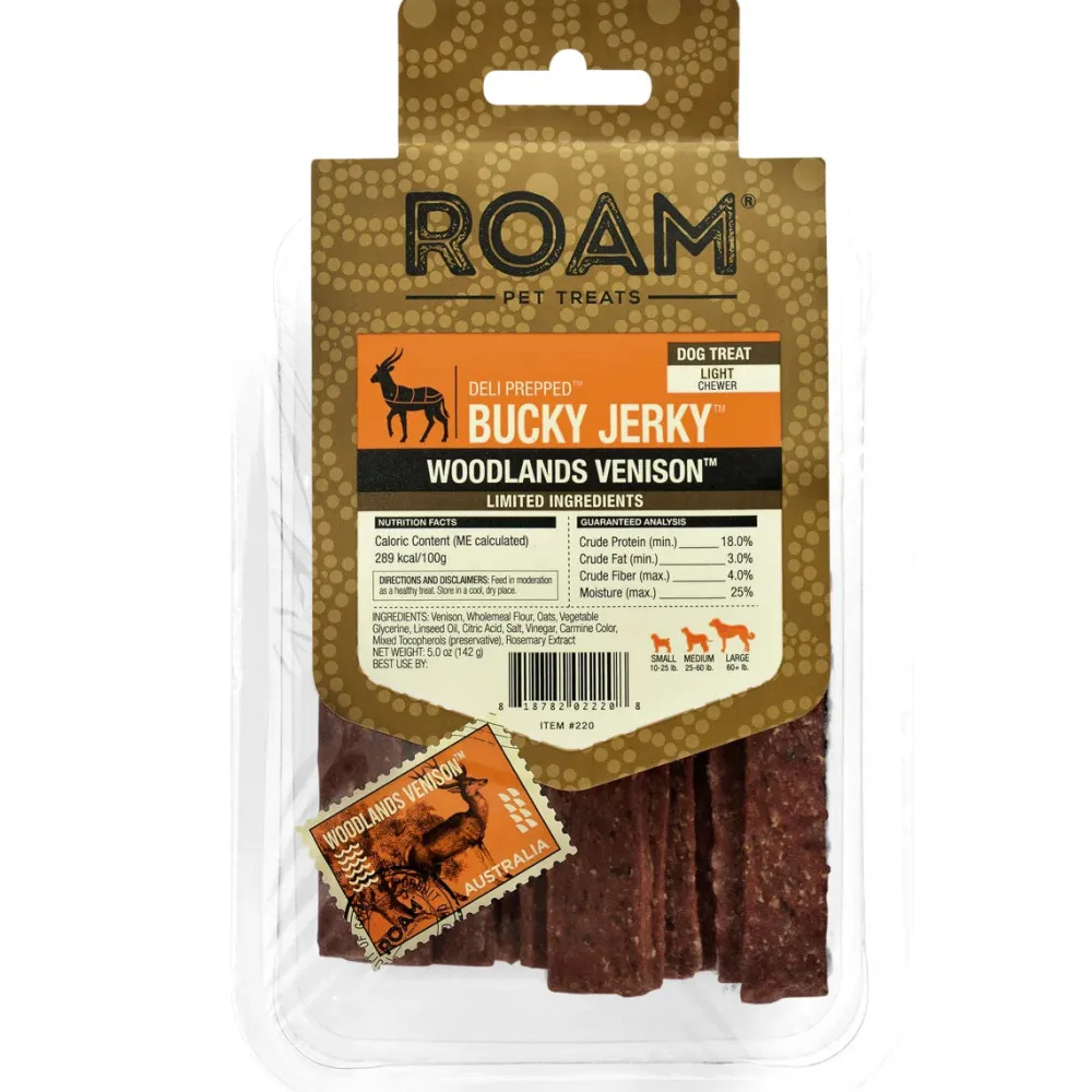Discount Woodlands Bucky Venison Jerky Treats Treats & Chews