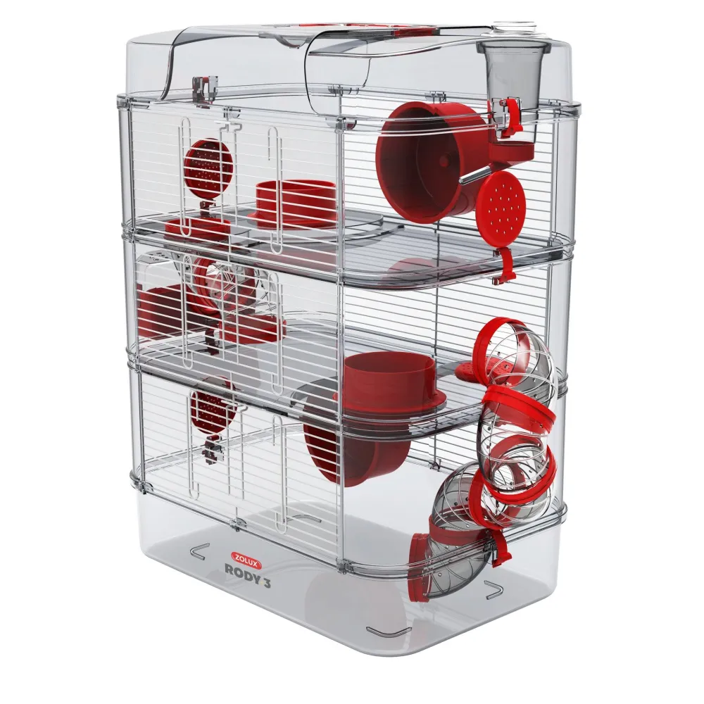 Online Trio Hamster Cage 3-Story Grenadine Shop Small Animal Find All Of The Essentials
