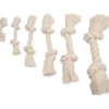 Discount Rope Bone White 2 Knot Bone Supplies Leashes, Collars, Beds, Flea & Tick, Etc. | Toys Interactive, Plush, Etc.