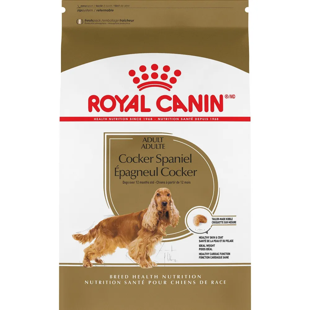 New Breed Specific Cocker Spaniel Dog Food Food Dry, Wet, Freeze Dried, Etc.