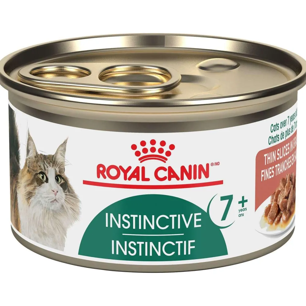 Hot Canned Cat Food Instinctive 7+ Thin Slices In Gravy Wet Food Cans, Pouches, Tetra Paks, Etc.