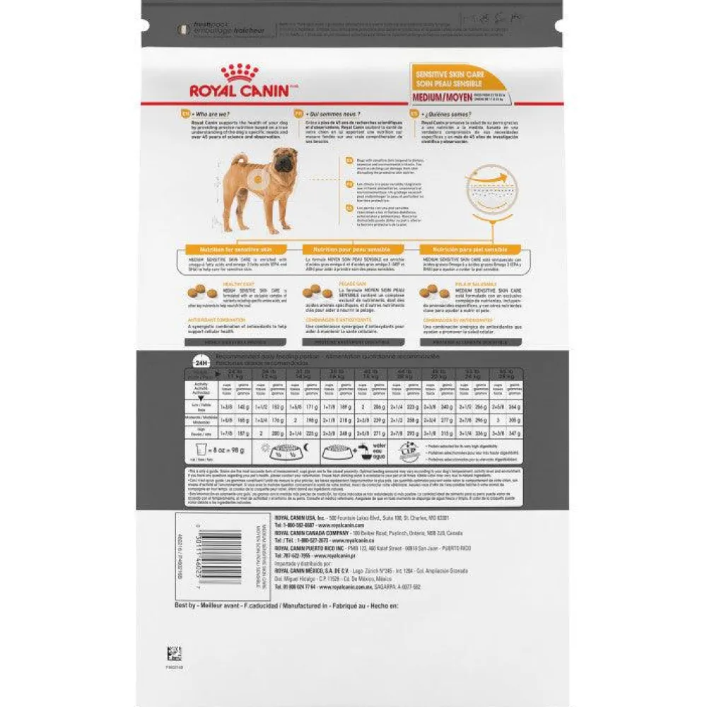 New Dog Food Medium Sensitive Skin Care Food Dry, Wet, Freeze Dried, Etc.