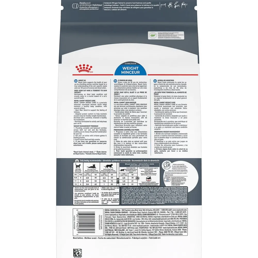 Outlet ® Feline Care Nutrition™ Weight Care Dry Cat Food Dry Food Dry Cat Food