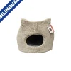 New Ruff Love Cozy Cat Bed Taupe Supplies Collars, Scratchers, Toys, Etc.