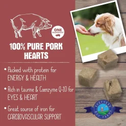 Sale Freeze Dried Pork Hearts Treats Treats & Chews