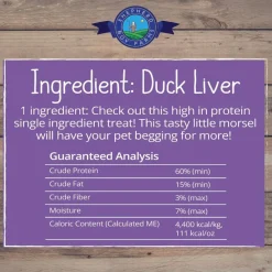 Outlet Freeze Dried Duck Liver Treats Treats & Chews