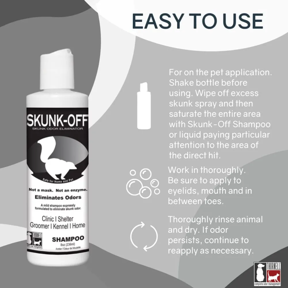 Clearance Skunk Off Liquid Shampoo Supplies Leashes, Collars, Beds, Flea & Tick, Etc.