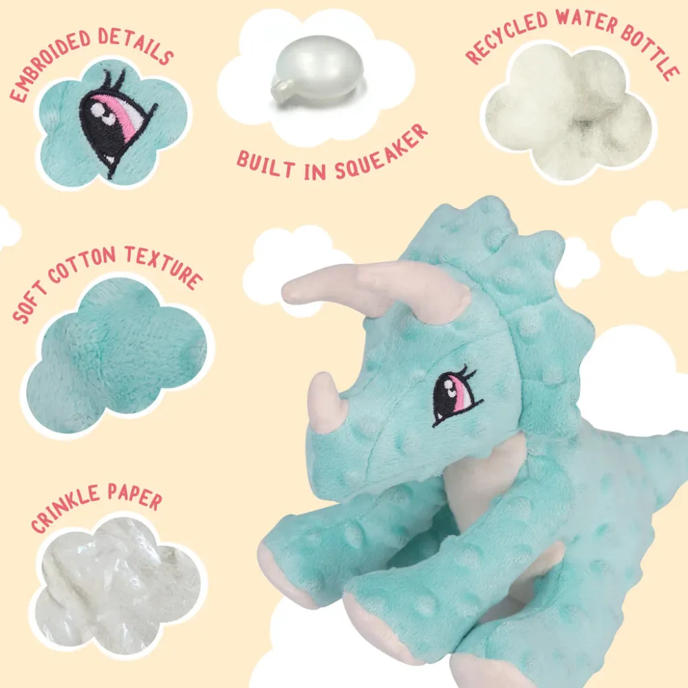Fashion Talia The Triceratops Supplies Leashes, Collars, Beds, Flea & Tick, Etc. | Toys Interactive, Plush, Etc.