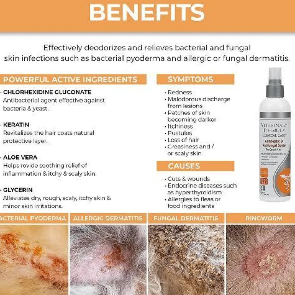 Online Antiseptic & Antifungal Spray Supplies Leashes, Collars, Beds, Flea & Tick, Etc.