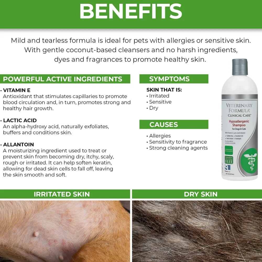 Fashion Hypoallergenic Shampoo Supplies Leashes, Collars, Beds, Flea & Tick, Etc.