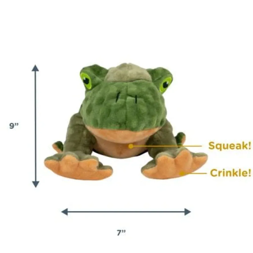 Discount Plush Frog With Animated Twitchy Feet Supplies Leashes, Collars, Beds, Flea & Tick, Etc. | Toys Interactive, Plush, Etc.