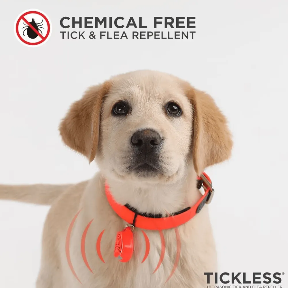 Sale Tickless Classic Pet Natural Ultrasonic Tick & Flea Repeller for Cats & Dogs Supplies Leashes, Collars, Beds, Flea & Tick, Etc.