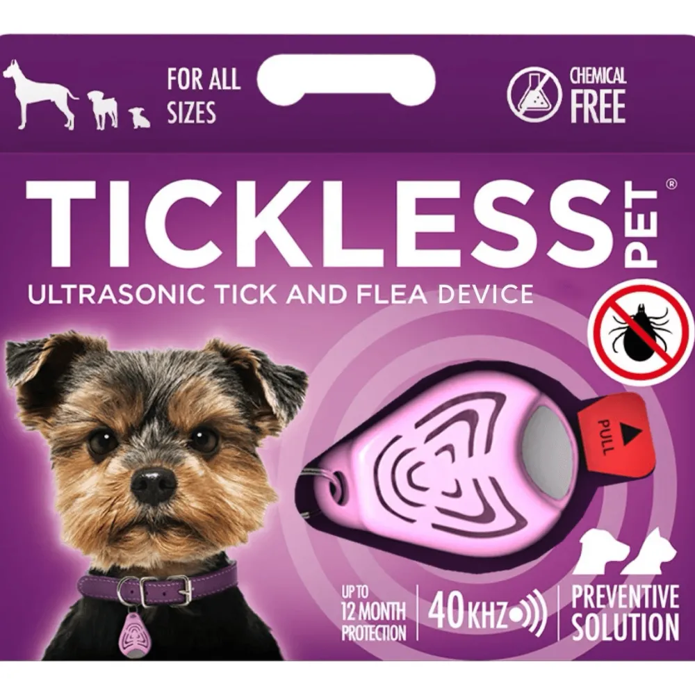 Sale Tickless Classic Pet Natural Ultrasonic Tick & Flea Repeller for Cats & Dogs Supplies Leashes, Collars, Beds, Flea & Tick, Etc.