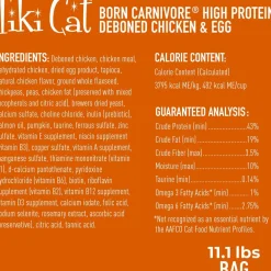 Hot Born Carnivore High Protein Chicken & Egg Dry Food Dry Cat Food