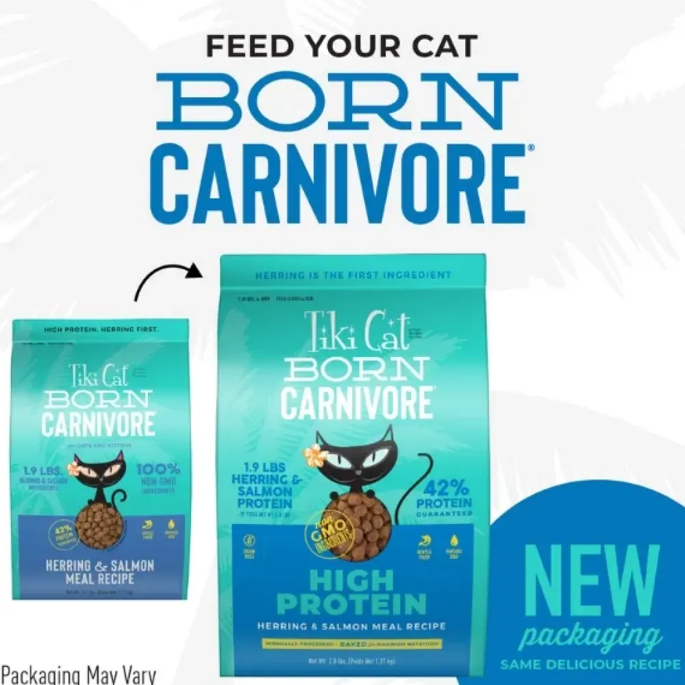 New Born Carnivore High Protein Herring & Salmon Dry Food Dry Cat Food