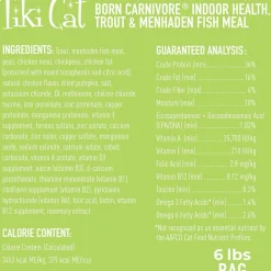 Hot Born Carnivore Indoor Trout & Menhaden Fish Dry Food Dry Cat Food