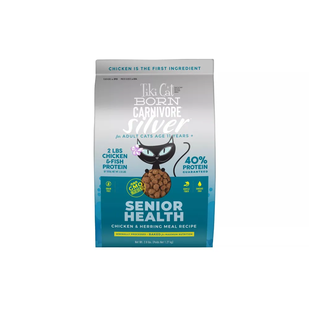 Discount Born Carnivore Silver Senior Chicken & Herring Dry Food Dry Cat Food