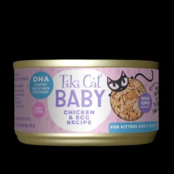 Clearance Can Baby Kitten Whole Food Chicken & Egg Wet Food Cans, Pouches, Tetra Paks, Etc.