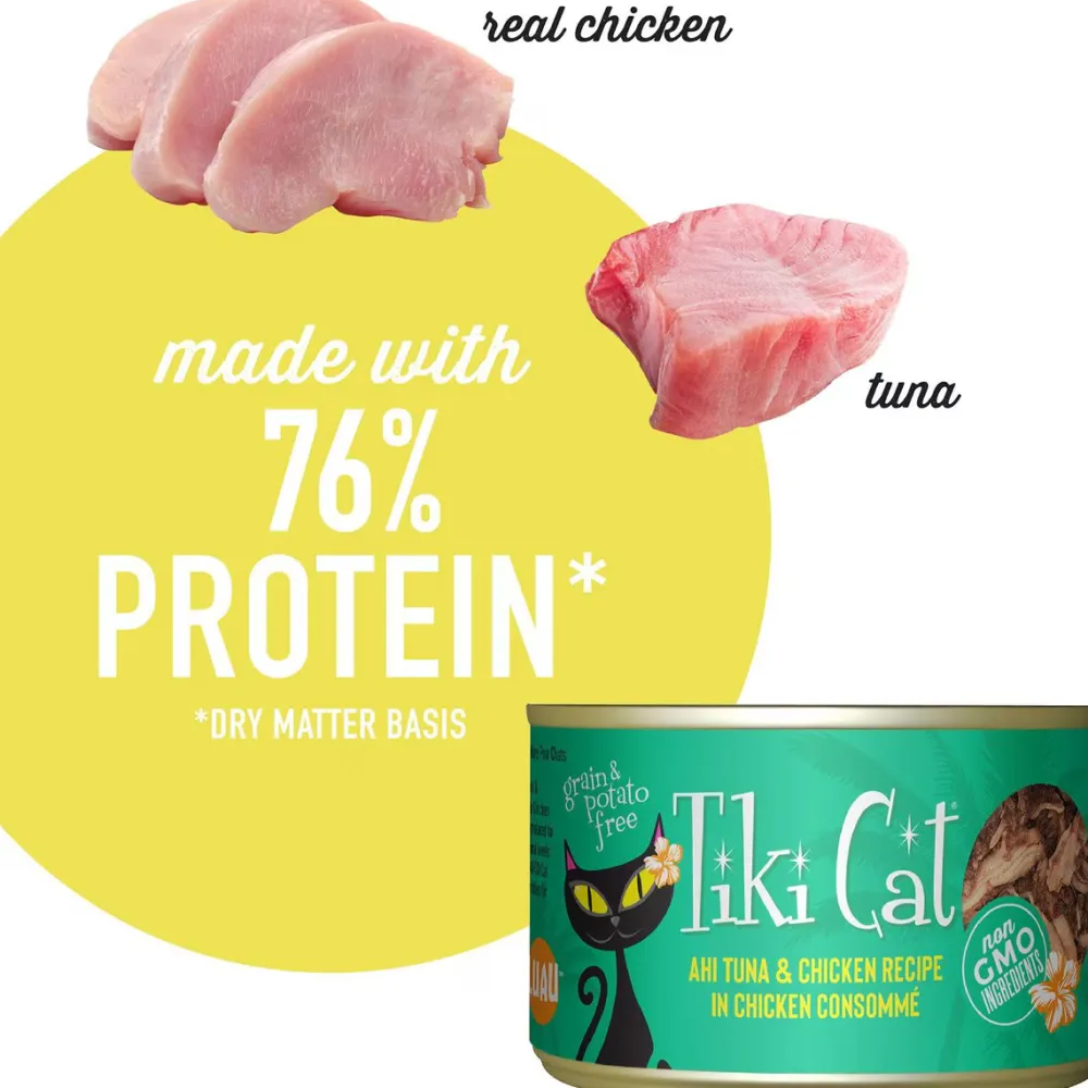Fashion Can Luau Ahi Tuna & Chicken In Chicken Consomme Wet Food Cans, Pouches, Tetra Paks, Etc.