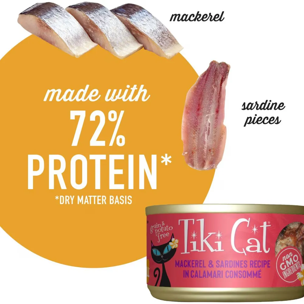Outlet Can Mackerel & Sardine Calamari Consommé Wet Food Cans, Pouches, Tetra Paks, Etc.