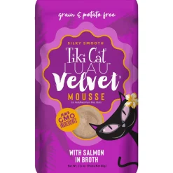 Sale Pouch Velvet Mousse Wild Salmon In Broth Wet Food Cans, Pouches, Tetra Paks, Etc.