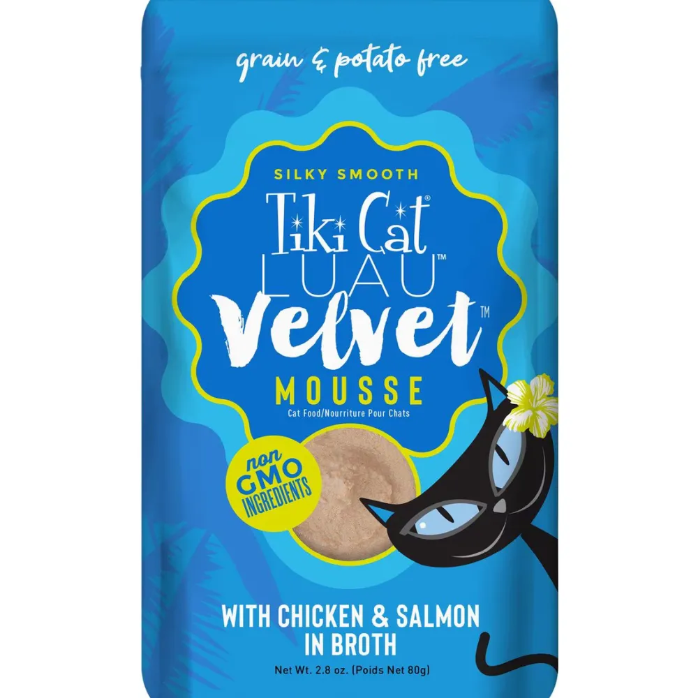 Best Pouch Velvet Mousse Chicken & Wild Salmon Wet Food Cans, Pouches, Tetra Paks, Etc.